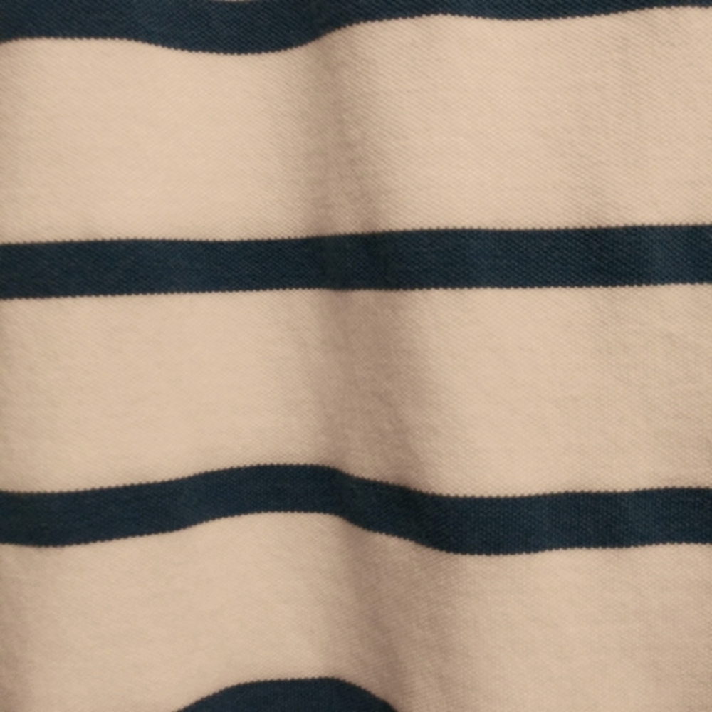 Cactus Performance Mens Short Sleeve Blue & White Stripe  Polo Shirt Sze L #M-16 - Picture 6 of 6